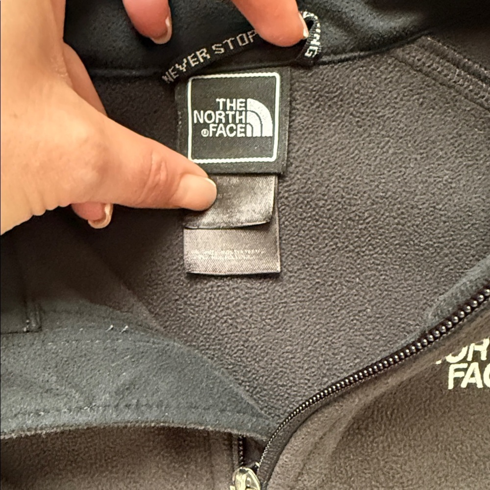 The North Face WindWall Fleece Jacket Women’s Size M Dark Gray - Picture 5 of 10